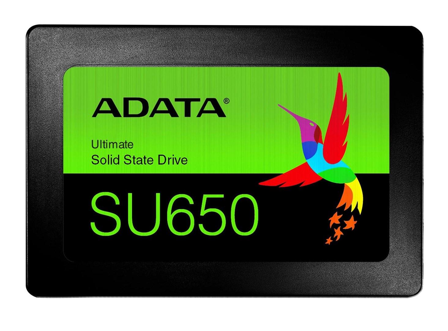 SSD harddisk ADATA SU650 2,5" 960 GB SATA III SLC billede