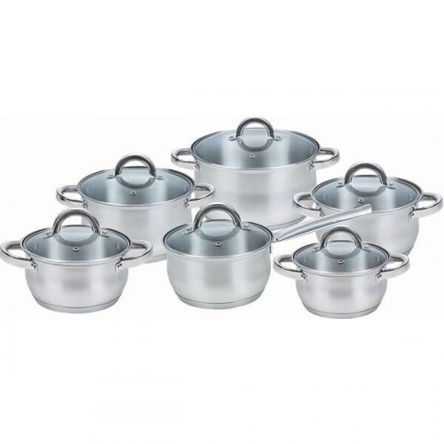 Grydesæt 12 dele Maestro MR-2120-12 i rustfrit stål