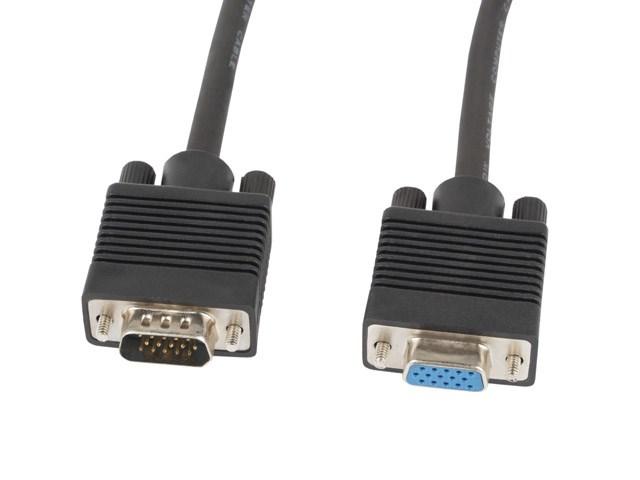 VGA kabel 1,8 m – Lanberg – han til hun – sort billede