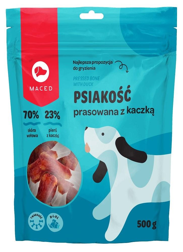 Hundegodbid tyggeben med and – MACED, 500 g