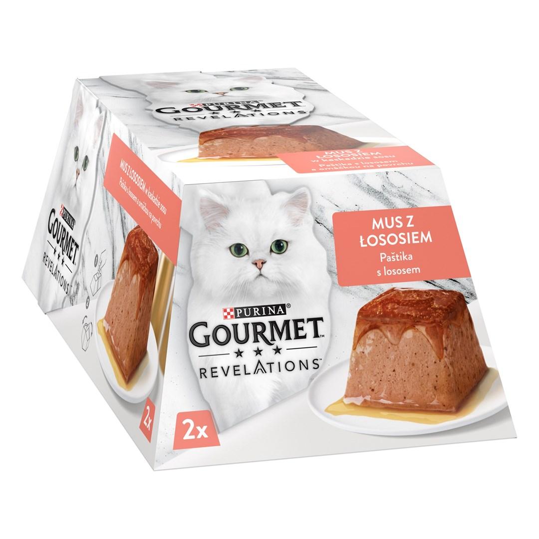 Vådfoder til kat – Purina Gourmet Revelations Laks 2×57 g