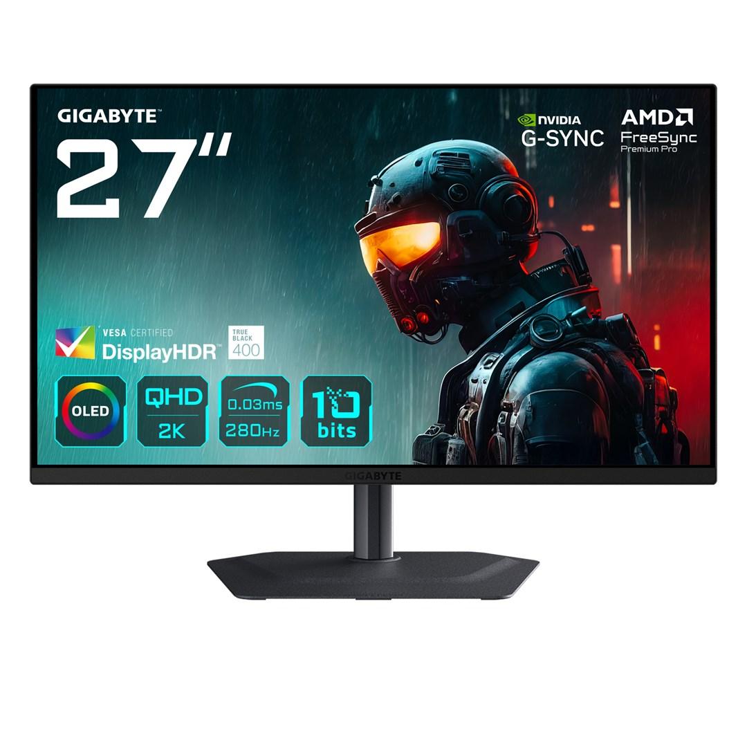 Skærm til gaming 27" Gigabyte MO27Q2A OLED QHD 280 Hz billede