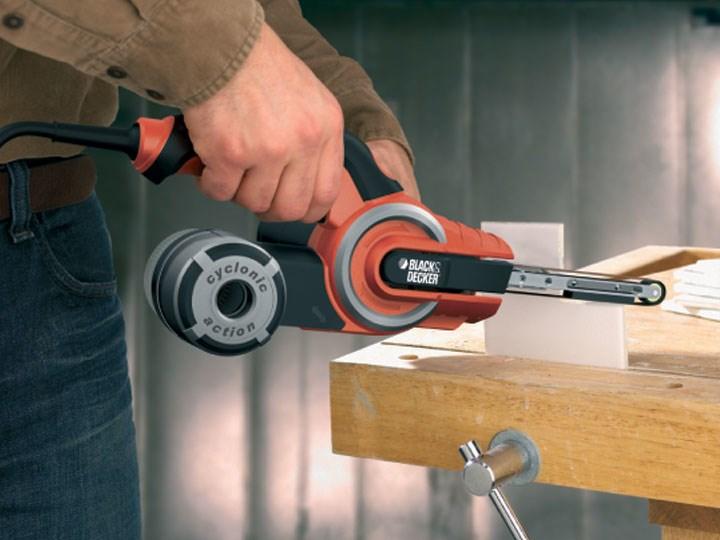 Båndsliber Black & Decker KA902EK - 400 W, 13 mm