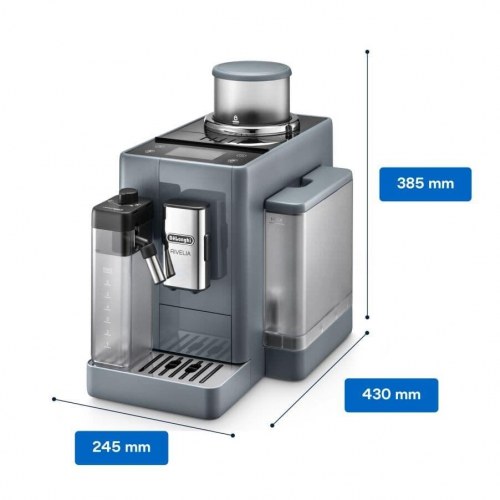 Kaffemaskine fuldautomatisk DeLonghi Rivelia EXAM440.55.G 1,4 l – Pebble Grey