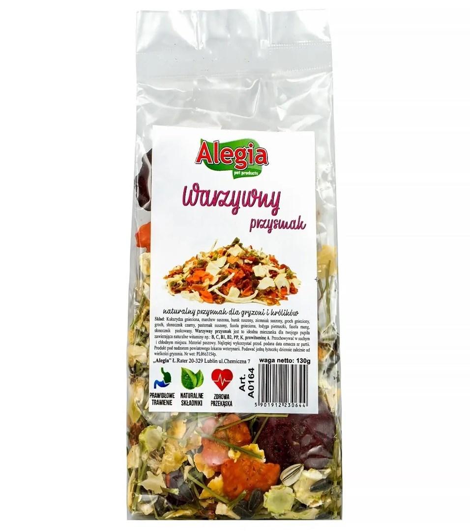 Godbid til gnavere og kaniner - Alegia grøntsagssnack 130 g