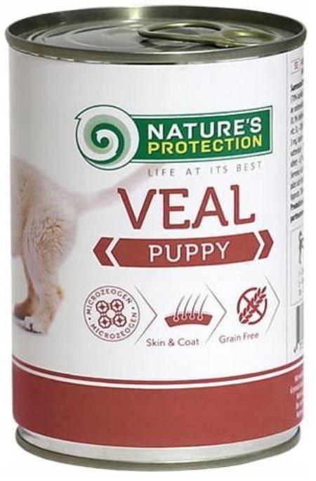 Hundefoder vådfoder hvalp - Nature's Protection Kalv 400 g