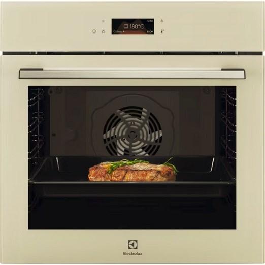 Indbygningsovn Electrolux LOE8F38S – hvid, 72 l, pyrolyse