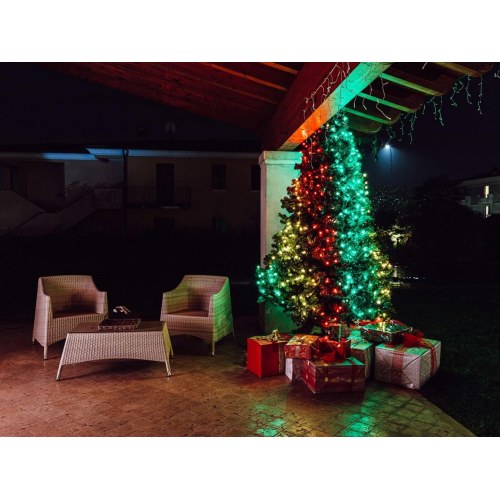 Juletræslys LED - Twinkly Strings 600 RGB, 48 m, app-styret