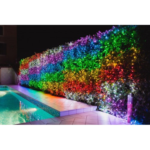 Juletræslys LED - Twinkly Strings 600 RGB, 48 m, app-styret
