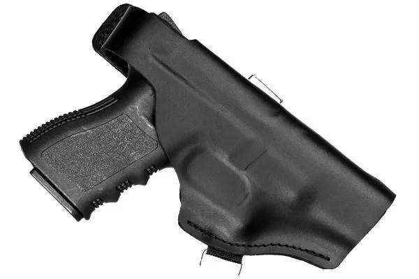 Pistolhylster i læder - GUARD til Glock 19, sort