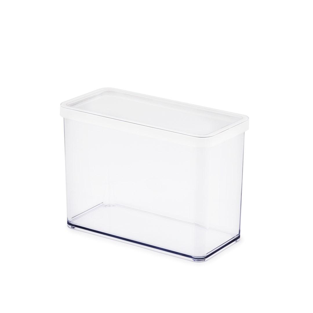 Foderbeholder til kæledyr rotho Loft 2,1 l - hvid/transparent