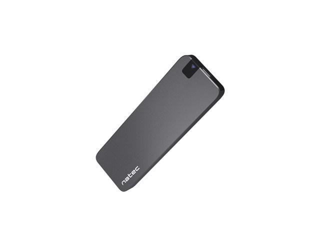 Eksternt SSD-kabinet USB-C til M.2 NVMe - NATEC Rhino aluminium billede