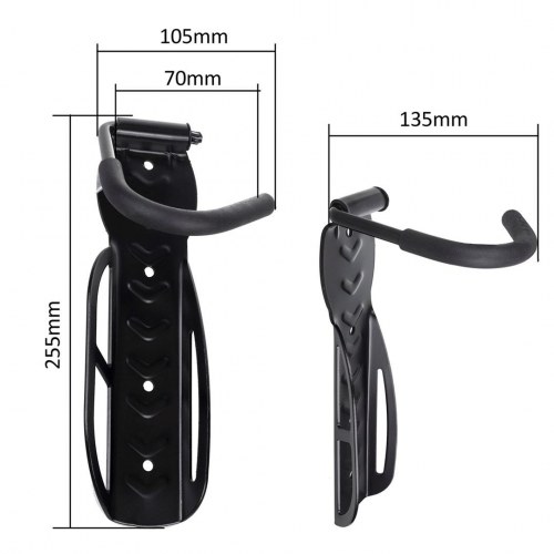 Cykel vægophæng – Maclean lodret opbevaringskrog 24"–29"