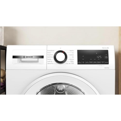 Tørretumbler Bosch Serie 6 WQG233DNPL 8 kg - varmepumpe, hvid