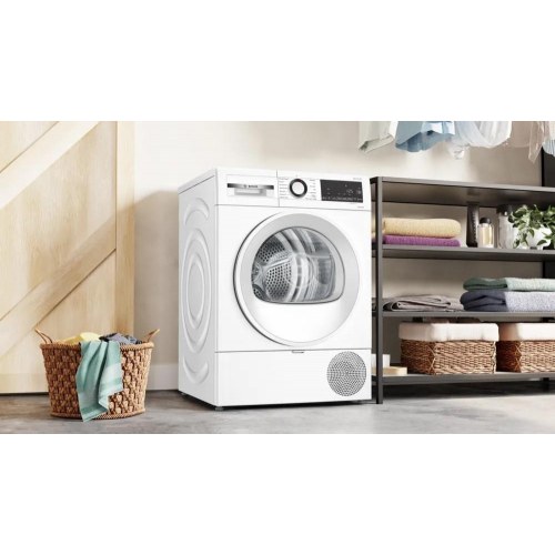 Tørretumbler Bosch Serie 6 WQG233DNPL 8 kg - varmepumpe, hvid