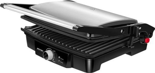 Elgrill kontaktgrill MPM MGR-09M 2000 W, justerbar termostat