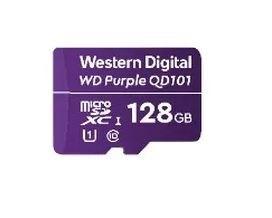 Hukommelseskort microSDXC 128 GB – WD Western Digital Purple QD101, Class 10 UHS-I U1