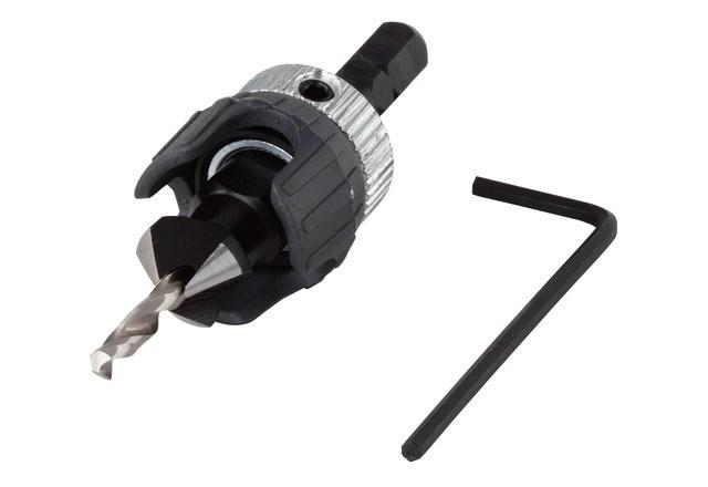 Forsænker med dybdestop 3,2-12 mm - Wolfcraft billede