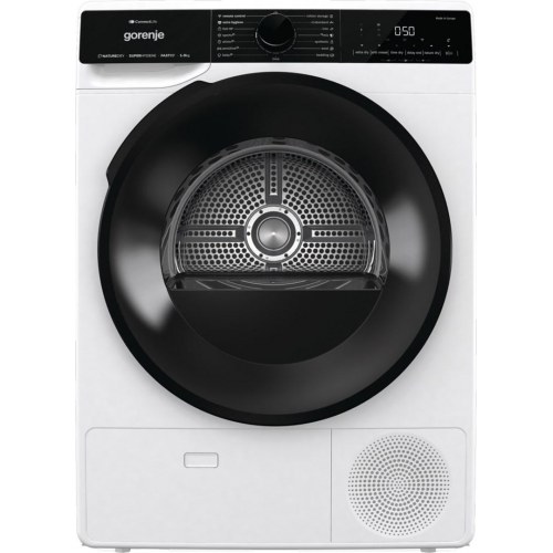 Tørretumbler med varmepumpe Gorenje DPNA92WIFI, 9 kg, hvid/sort