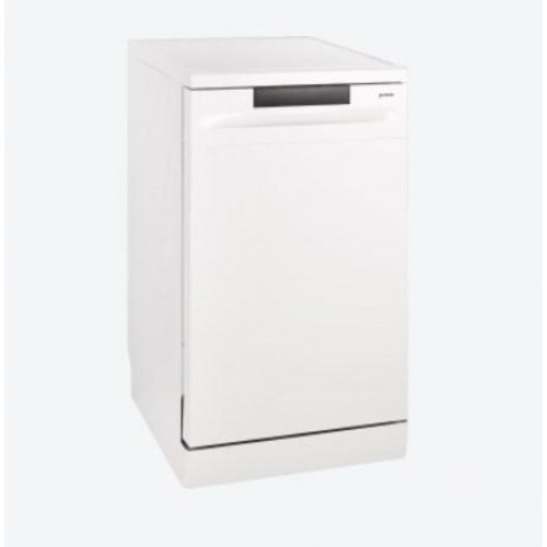 Opvaskemaskine fritstående Gorenje GS520E15W – 45 cm, 9 kuverter, energiklasse E
