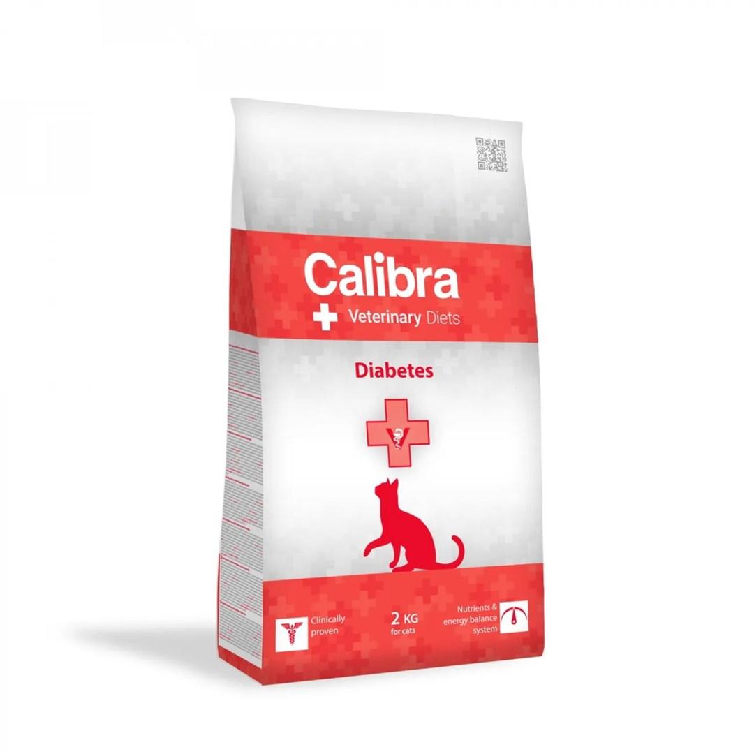 Diætetisk kattemad – Calibra Veterinary Diets Diabetes, tørfoder 2 kg