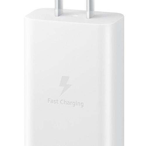 Oplader med hurtigopladning Samsung 15 W USB‑C – Hvid (AC, indendørs)