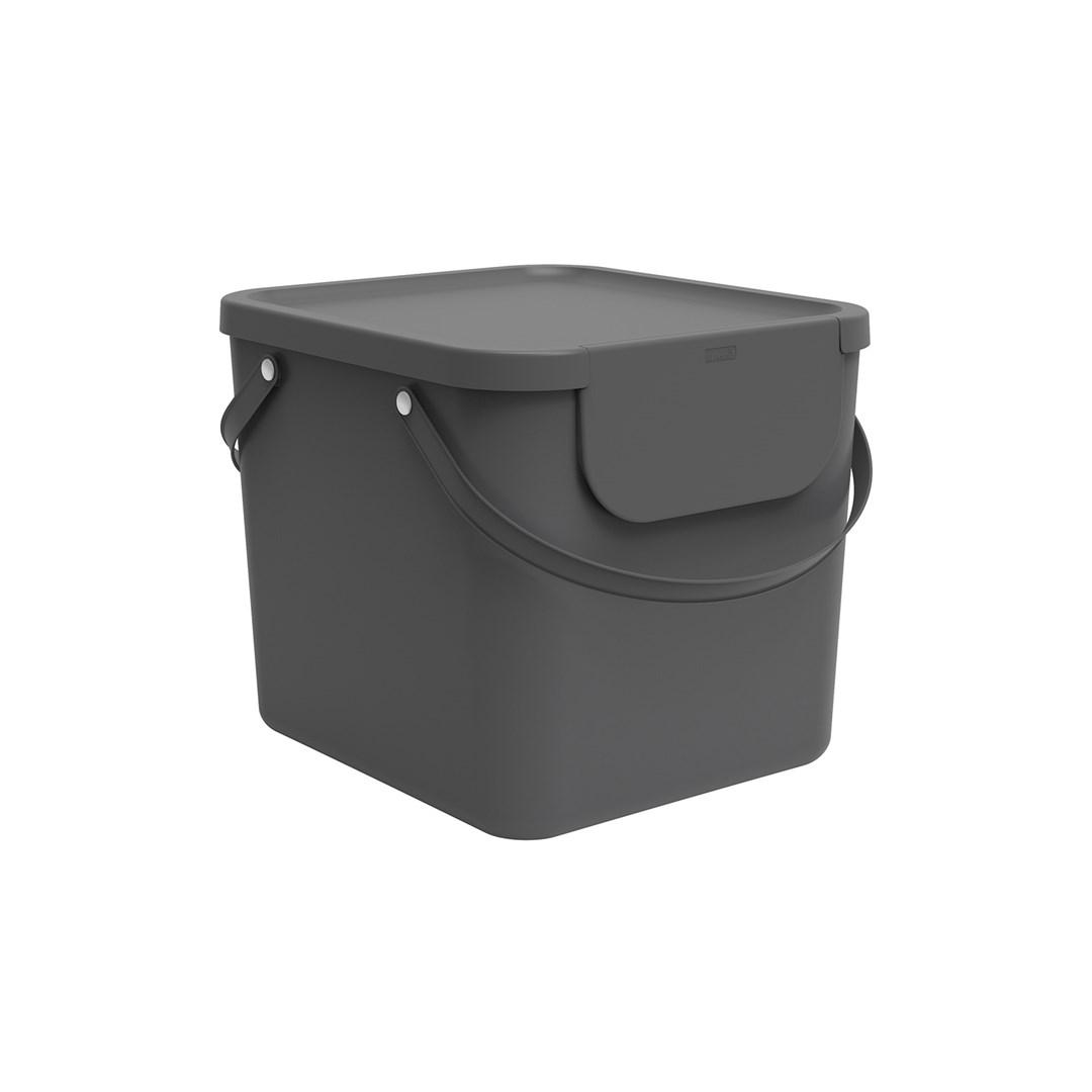 Rotho Albula, 40 L, Rektangulær, Plast, Anthracit, Plast, 398 mm