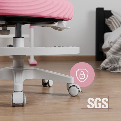 Kontorstol til børn MARK ADLER Junior 5.0 – pink drejestol