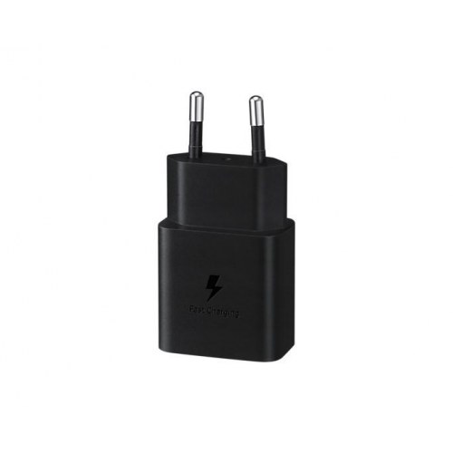USB-C vægoplader – Samsung 15 W hurtigopladning, sort
