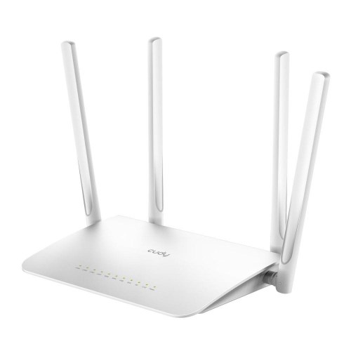 WiFi router dual-band – Cudy WR1300 Gigabit, hvid