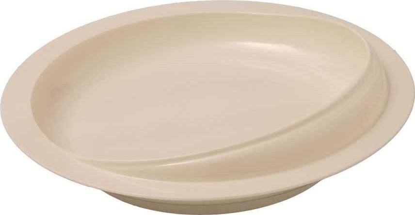 Spisetallerken med kant SUNDO - beige, Ø 20 cm