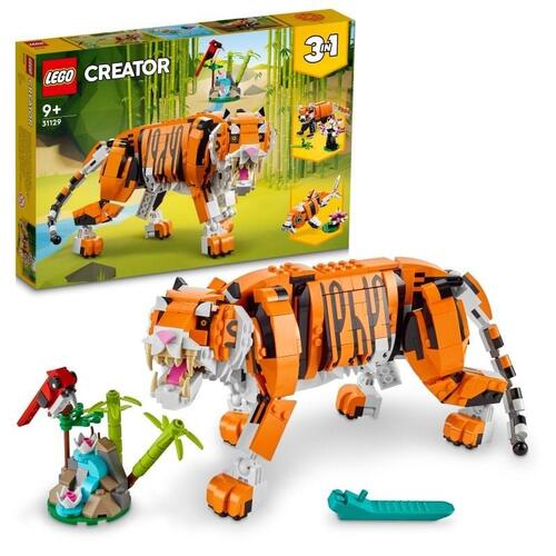 LEGO byggelegetøj – Creator 31129 Majestætisk tiger (3-i-1)