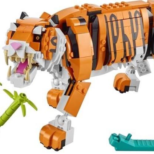 LEGO byggelegetøj – Creator 31129 Majestætisk tiger (3-i-1)