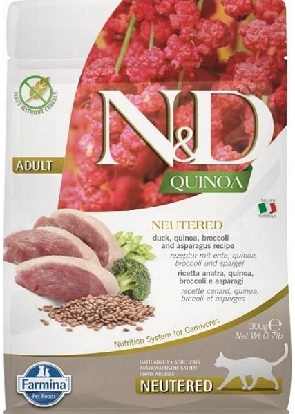 Tørfoder til kat – Farmina N&D Quinoa Sterilised And, Broccoli & Asparges 300 g