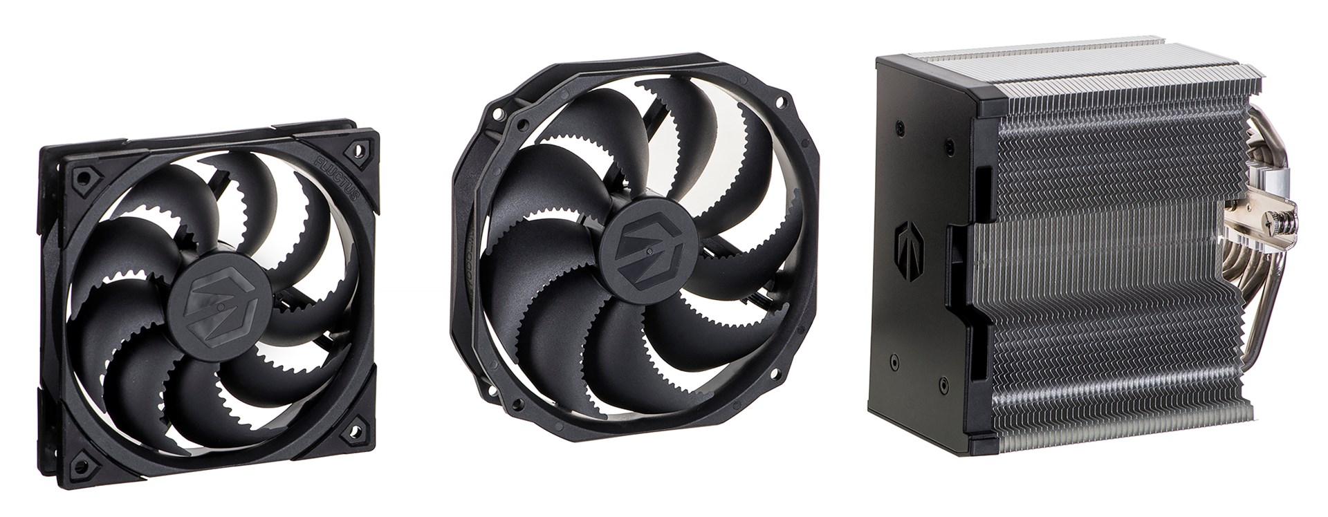 CPU køler ENDORFY Fortis 5 Dual Fan SPC307, 14/12 cm, sort billede