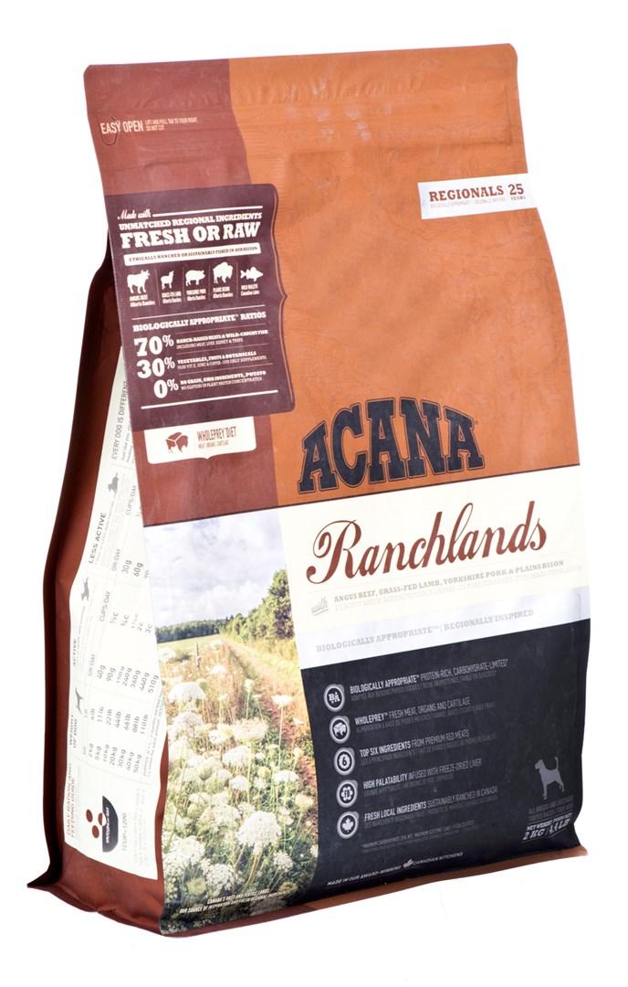 Hundefoder ACANA Ranchlands – tørfoder 2 kg