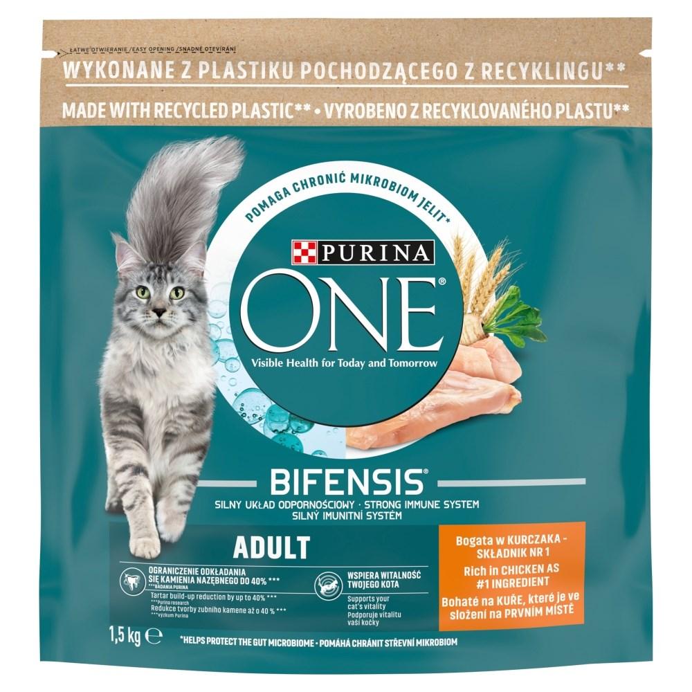 Kattemad tørfoder Purina One Bifensis Adult kylling - 1,5 kg