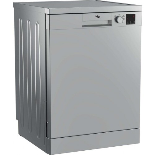 Opvaskemaskine Beko DVN05320S - fritstående, 13 kuverter, 60 cm, sølv