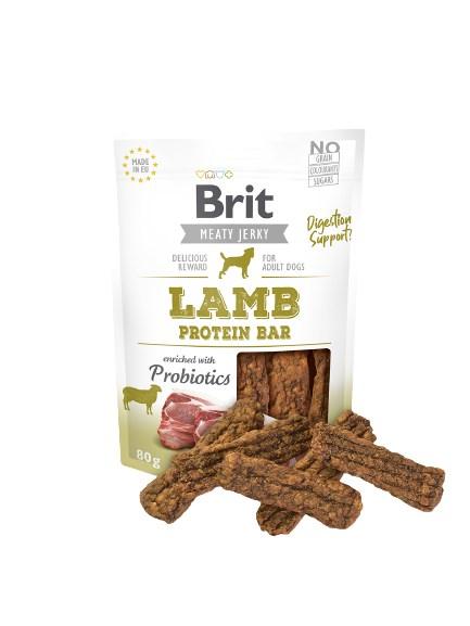 Hundegodbid Brit Jerky Lamb Protein Bar – 80 g