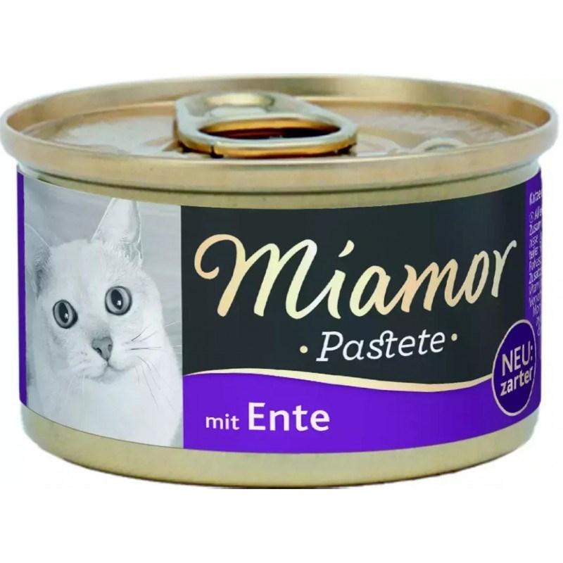 Vådfoder til kat - Miamor Pastete med and, 85 g