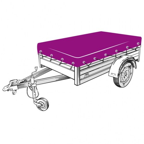 Trailernet 1,5 × 2,7 m i HDPE - grøn