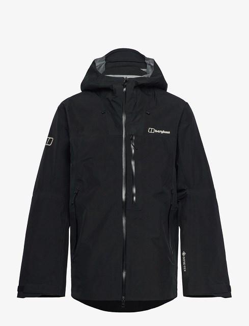 Herrejakke med hætte  Berghaus Ridge-Seeker GTX, sort, str. L + Sea to Summit Ultra-Sil Dry Day Pack, grå