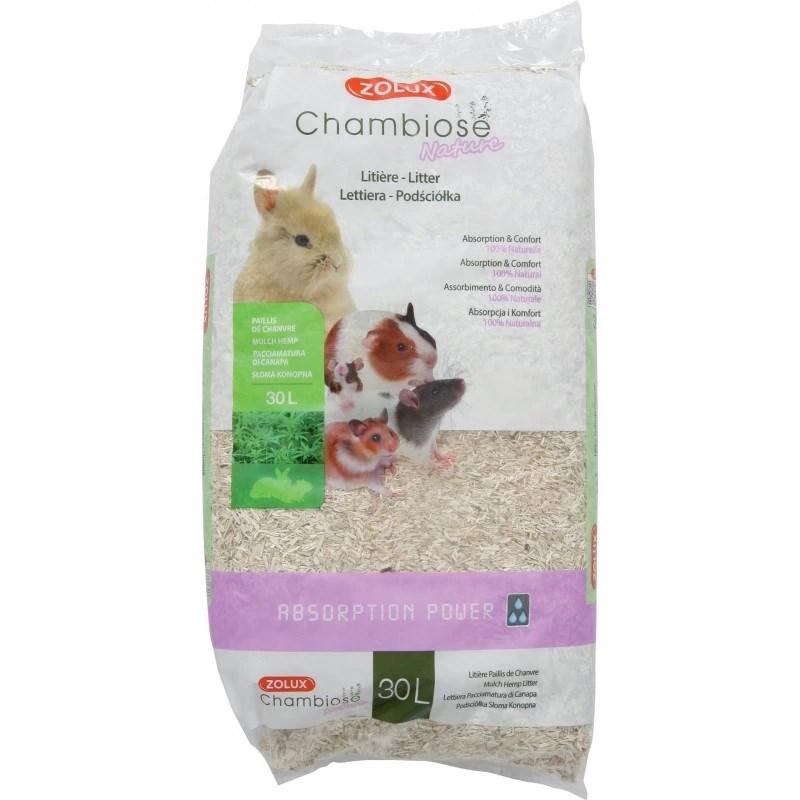Smådyrsstrøelse ZOLUX Chambiose Nature 30 l