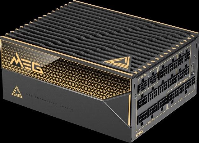 Strømforsyning PC - MSI MEG Ai1600T 1600 W PCIE5 80+ Titanium billede