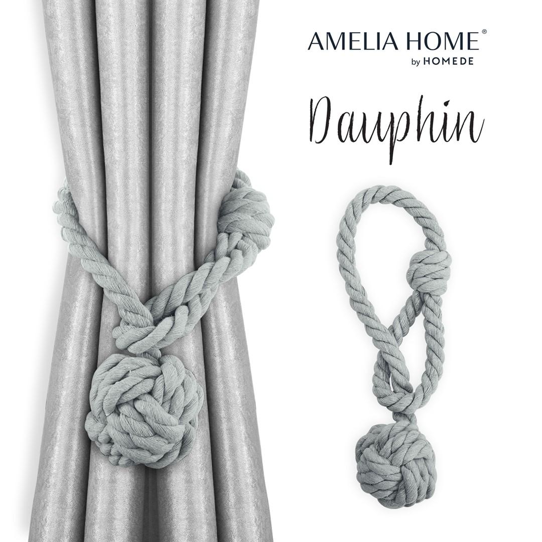 Gardinholdere Amelia Home Dauphin - grå (sæt af 2)