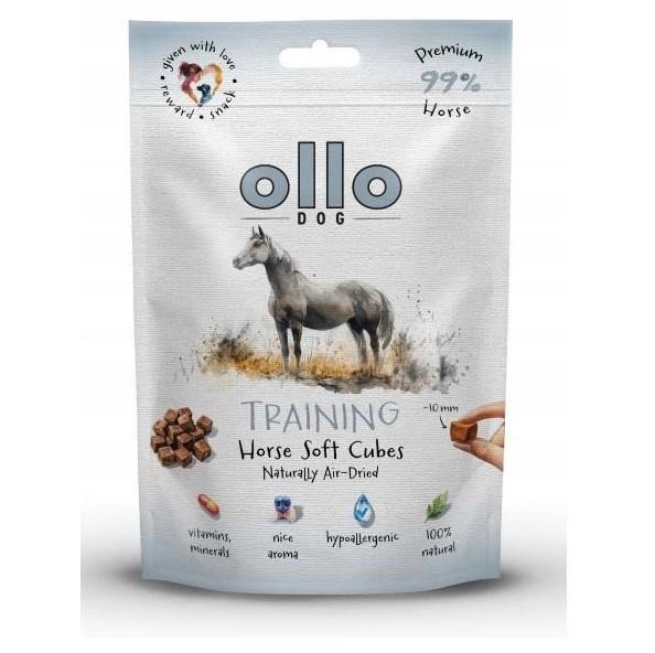Hundegodbidder træning – OLLO Air Dried Horse Cubes 80 g