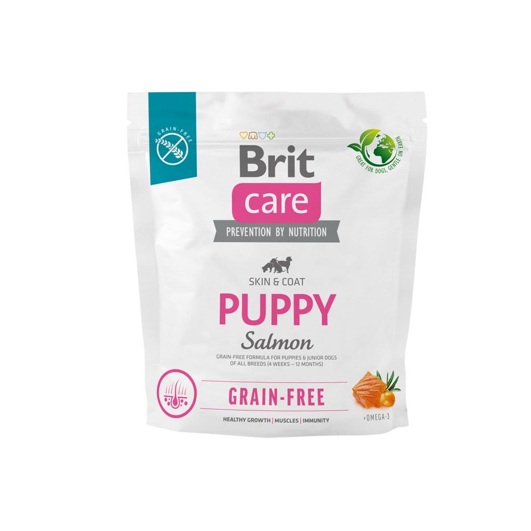 Hundefoder tørfoder Brit Care Puppy Laks 1 kg