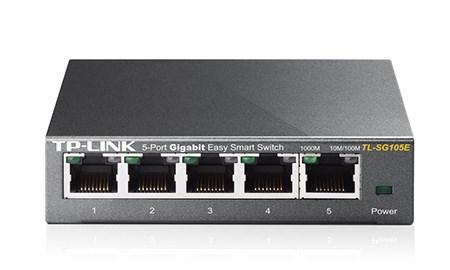 Netværksswitch TP-Link 5-port Gigabit Easy Smart
