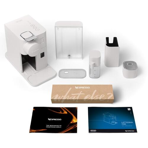 Kapselkaffemaskine De’Longhi Nespresso Lattissima One – Hvid