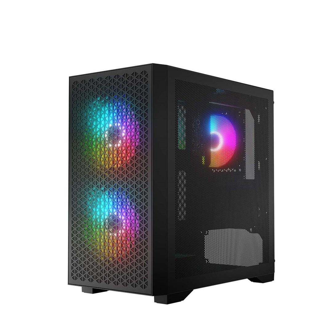 PC kabinet micro ATX - LOGIC Dart Pro ARGB Mini, USB‑C, sort